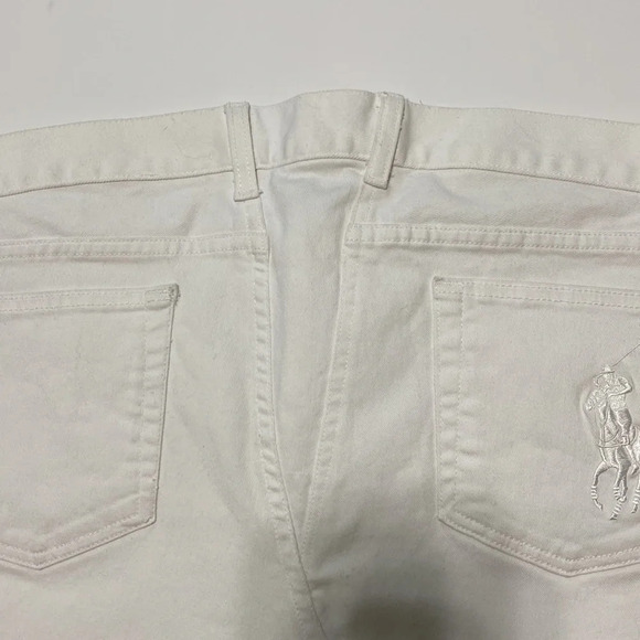 Ralph Lauren Black Label White Denim Skirt - Picture 4 of 5